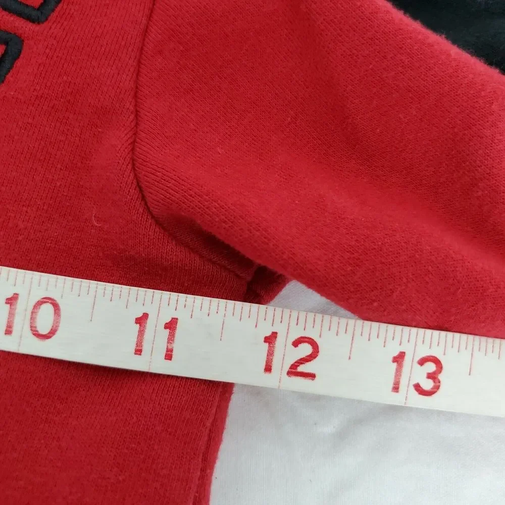 Nike‎ Toddler Boys Full Zip Hoodie Sweatshirt 24M Red Black